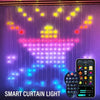 Color Waves LED Curtain Sync Lights - flowerence
