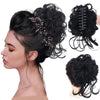 Load image into Gallery viewer, Curly Bun Hair Claw Clips - flowerence