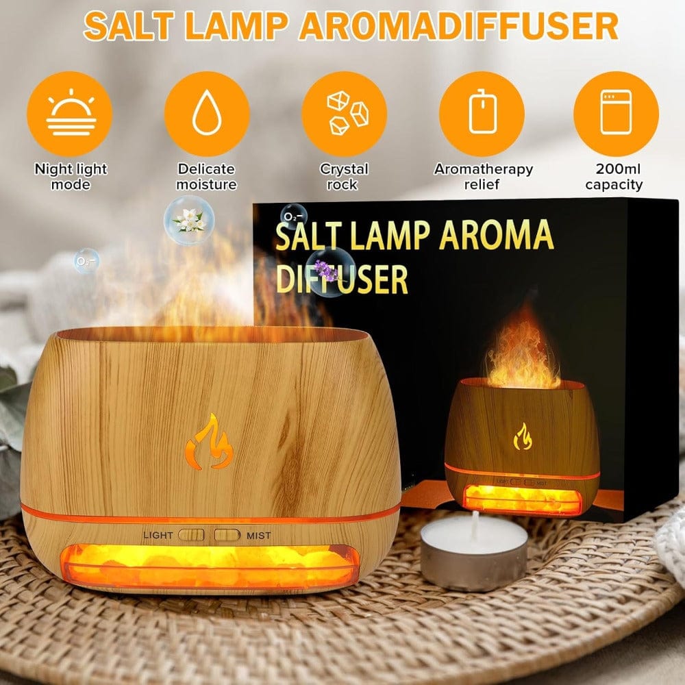 3-in-1 Himalayan Salt Rock Scent Diffuser