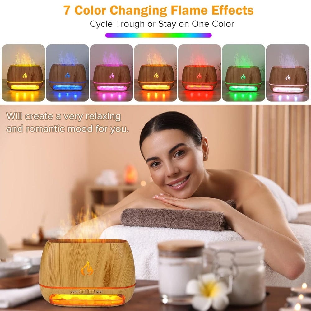 3-in-1 Himalayan Salt Rock Scent Diffuser