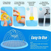 Foldable Pet Pool with Water Sprinkler