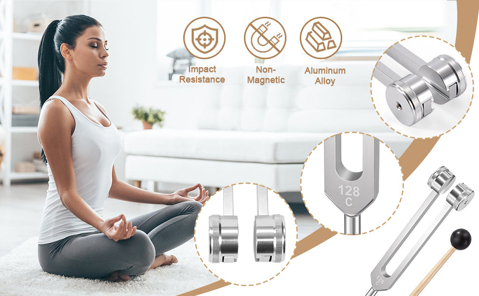 128 Hz Therapy Tuning Fork – Healing Instrument for Body & Mind