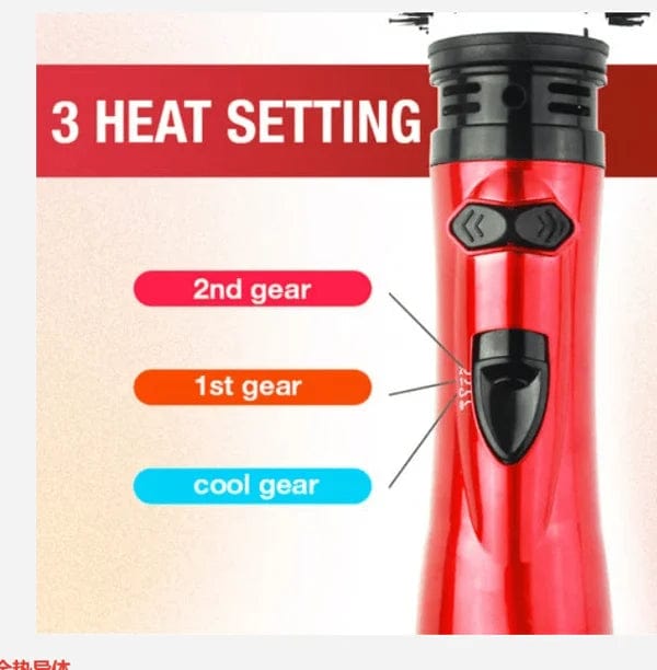 Hot Air Styler and Rotating Hair Dryer - flowerence