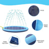 Foldable Pet Pool with Water Sprinkler