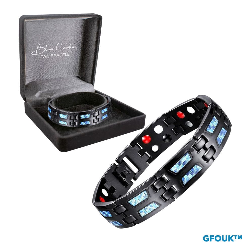 GFOUK™ Blue Carbon Titan Bracelet - flowerence