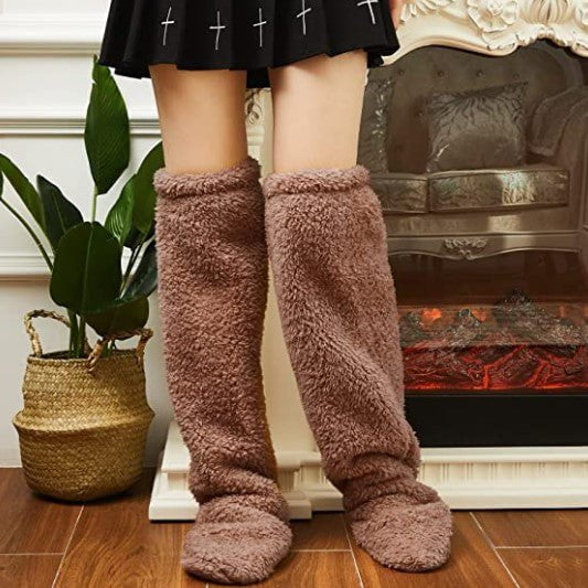 CozySnugs™ Fuzzy Sock Slippers (1 Pair) - flowerence