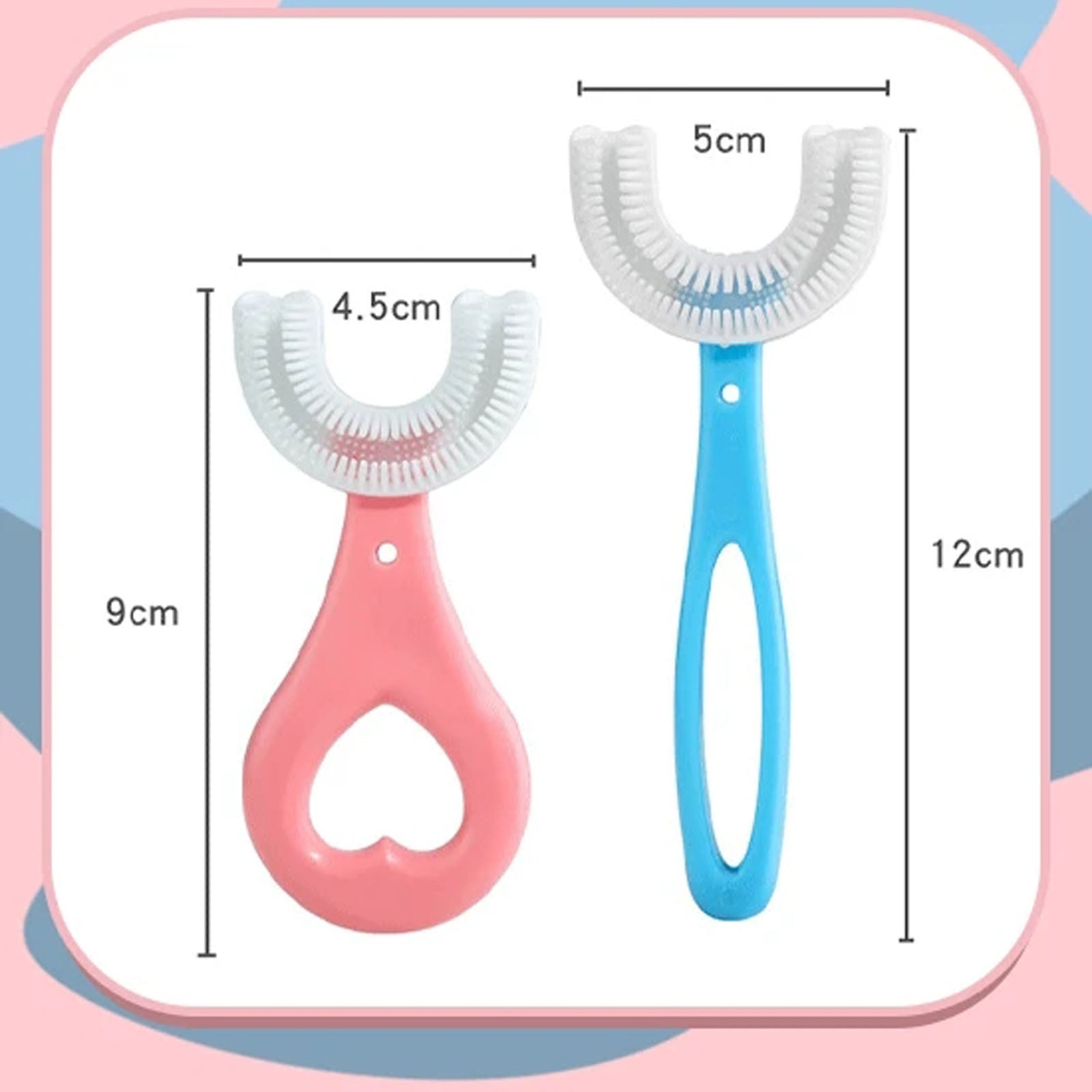 Flowerence ™ 360° Kids U-shaped Toothbrush - flowerence