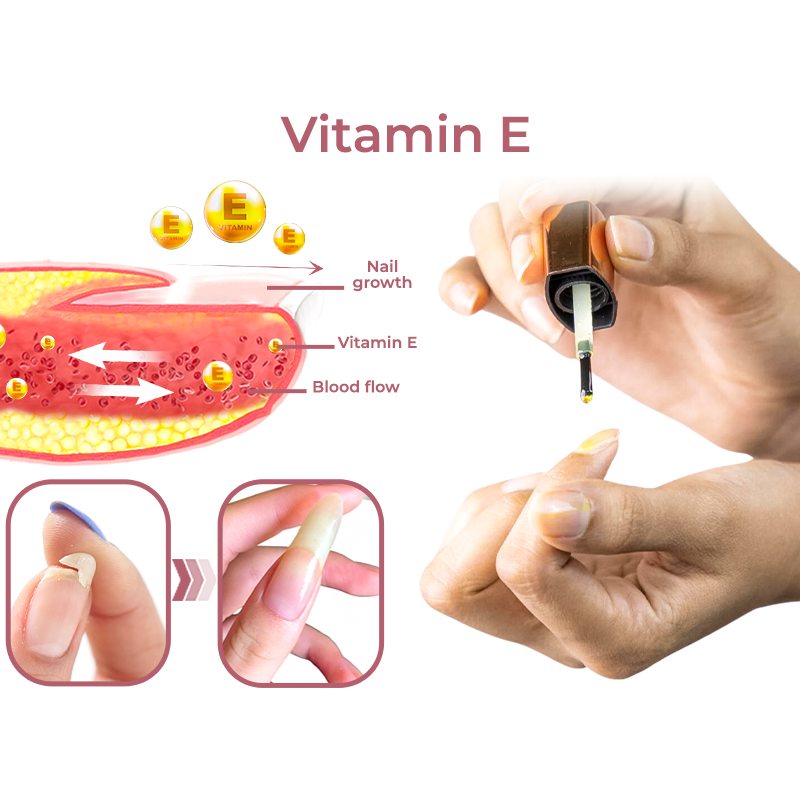GFOUK™ Peeling Nail Therapy Vitamin E Serum - flowerence