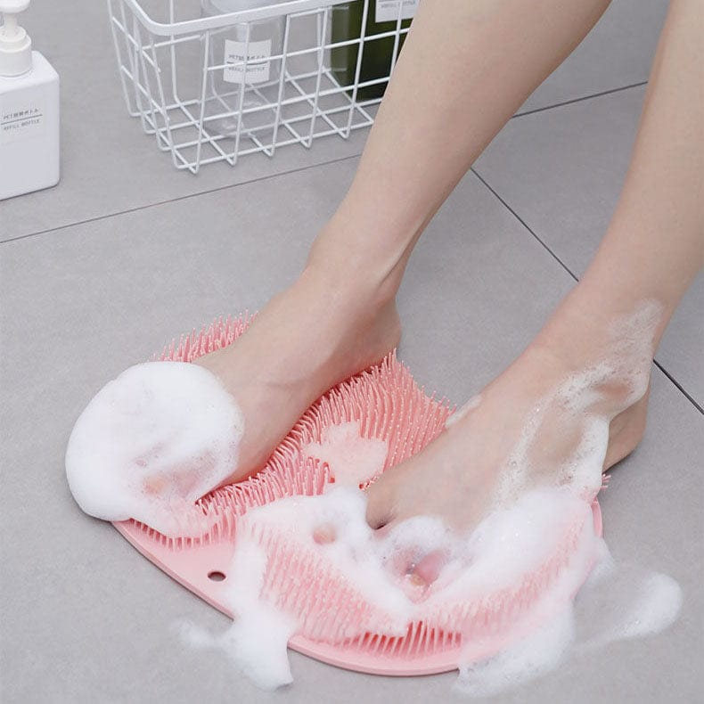 Silicone Foot Scrubber Mat - flowerence