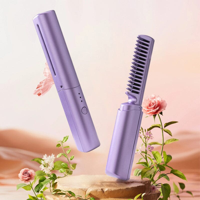 Rechargeable Mini Hair Straightener - flowerence