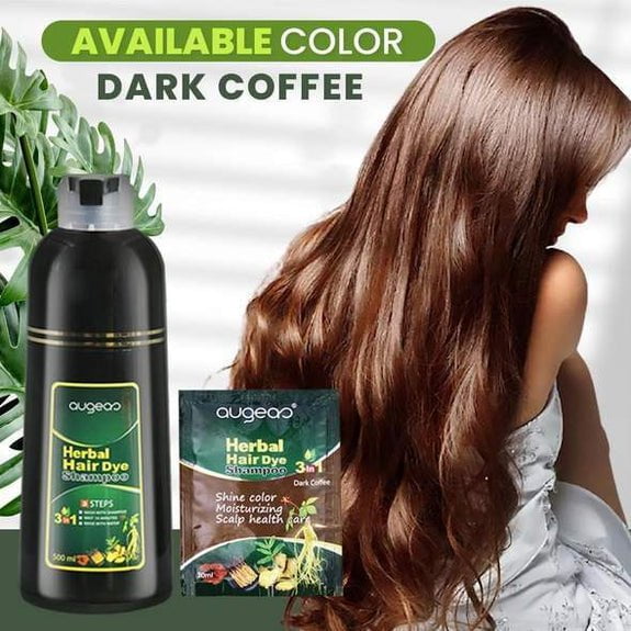 10Mins Natural Herbal Hair Coloring Shampoo - flowerence