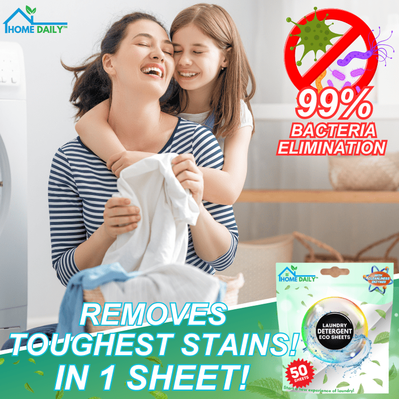 Home Daily™ Laundry Detergent Eco Sheets - flowerence