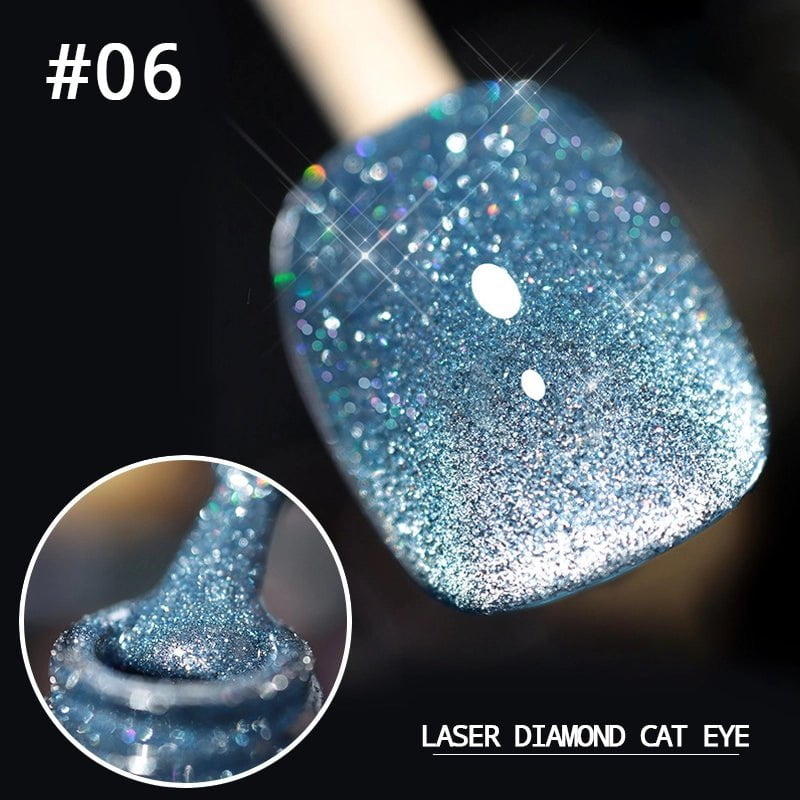 💎Laser Diamond Cat Eye Nail Polish💎 - flowerence