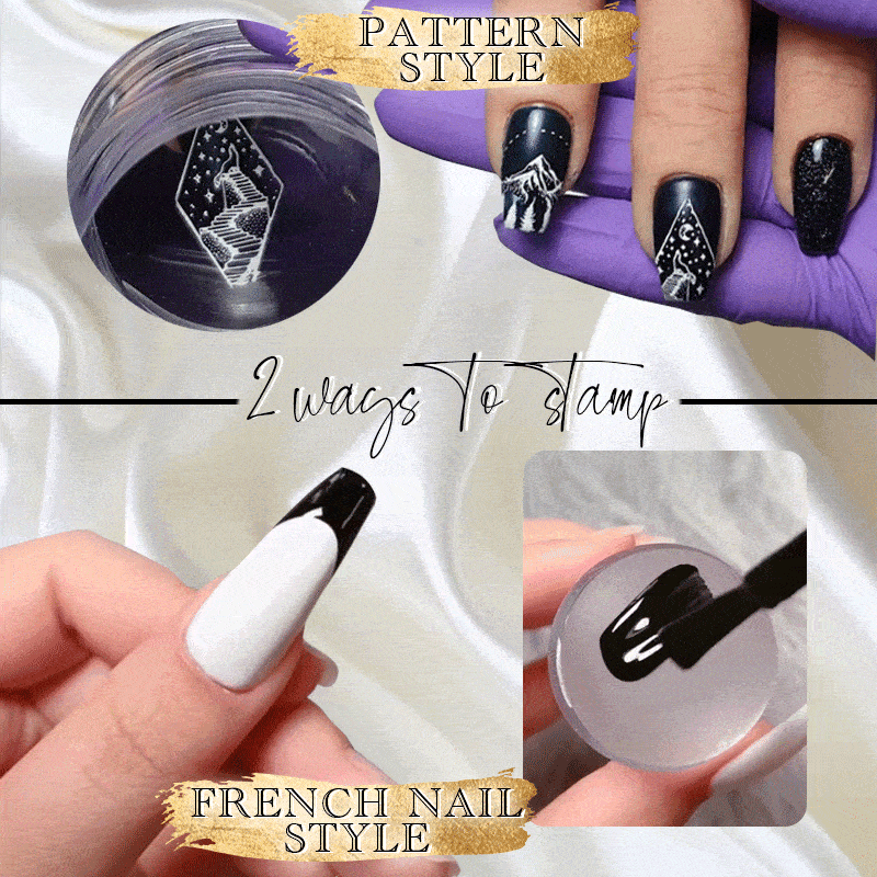 GlamTip™ French Nail Stamper - flowerence