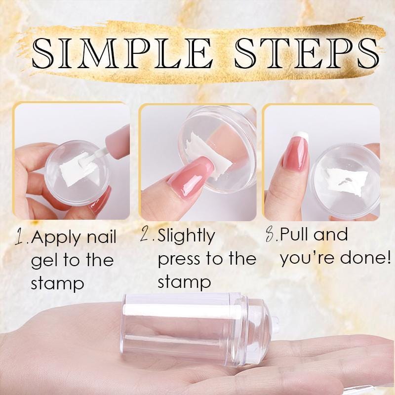 GlamTip™ French Nail Stamper - flowerence