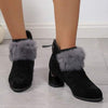 Load image into Gallery viewer, CozzyPlush™ High Heels Trim Leather Boots - flowerence