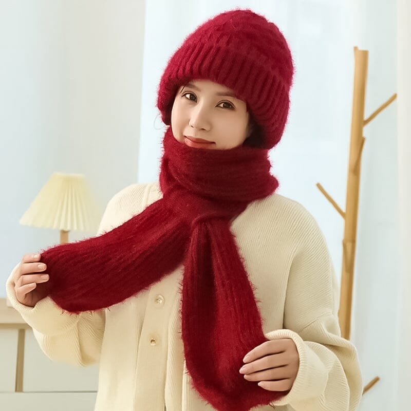 Integrated Ear Protection Windproof Cap Scarf - flowerence