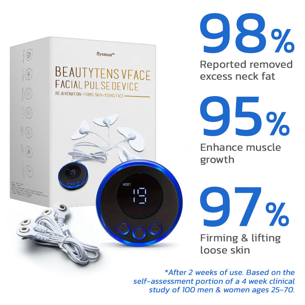 Flysmus™ BeautyTENS VFace Facial Pules Device - flowerence